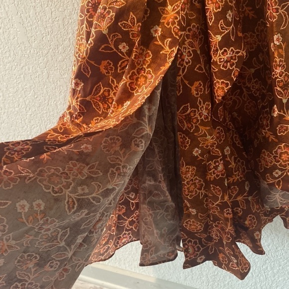 𝅺J.Crew Cross-back Ruffle-Hem Dress - Size 6 - Picture 7 of 14